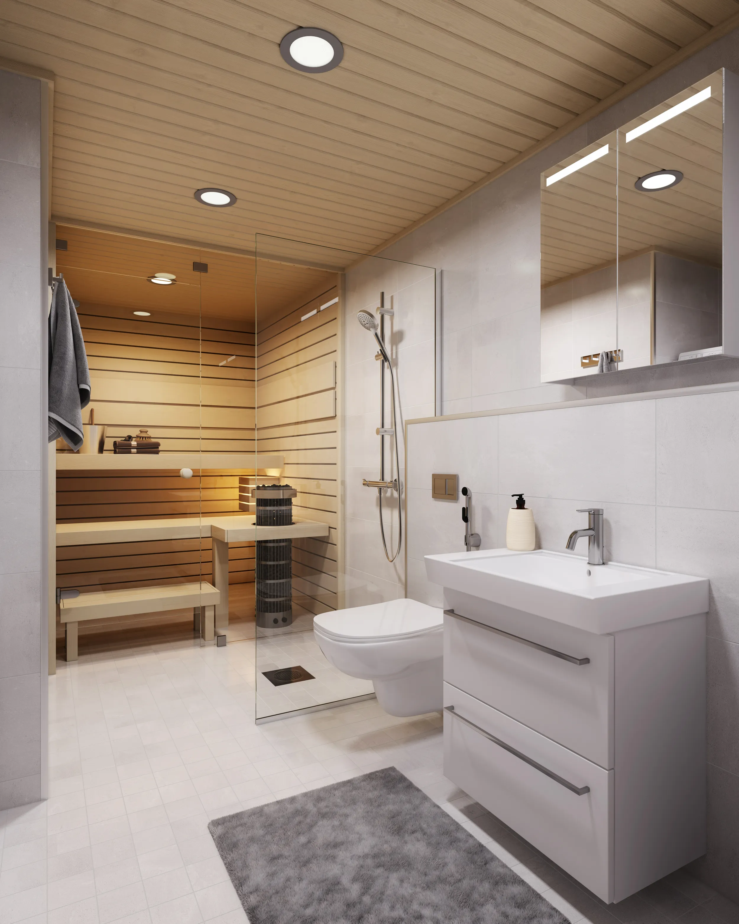 Interior bathroom